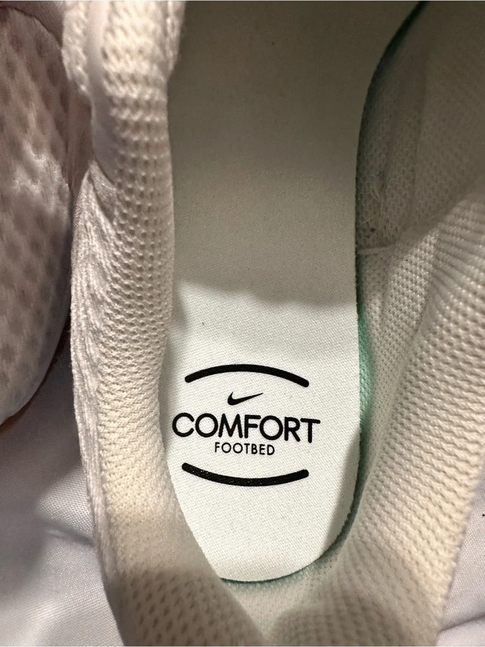 Nike White & Gold Running Sneakers